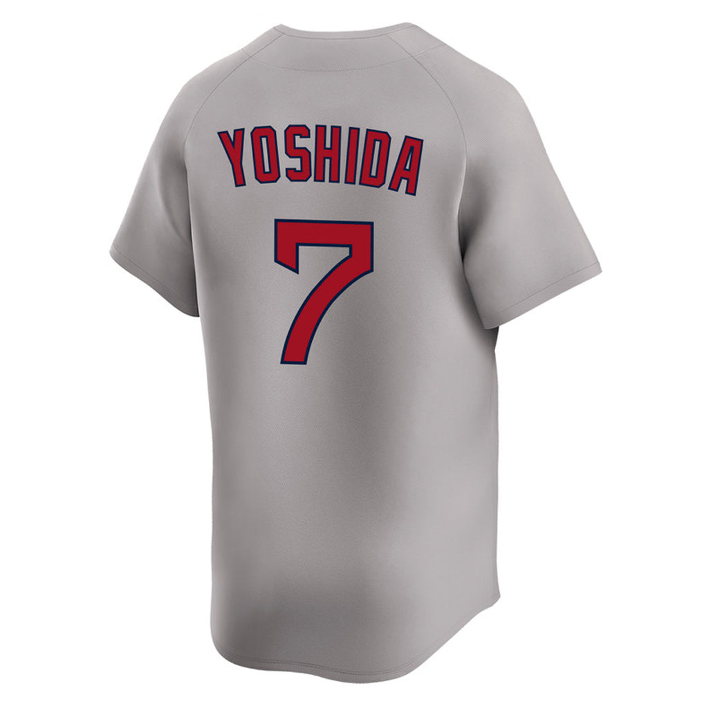 Elroe B.Red Sox #7 Masataka Yoshida Player Gray Road Limited Home Game Stitched Jerseys