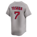 Elroe B.Red Sox #7 Masataka Yoshida Player Gray Road Limited Home Game Stitched Jerseys
