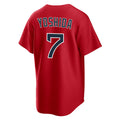 Elroe B.Red Sox #7 Masataka Yoshida Player Red Home Game Stitched Jerseys