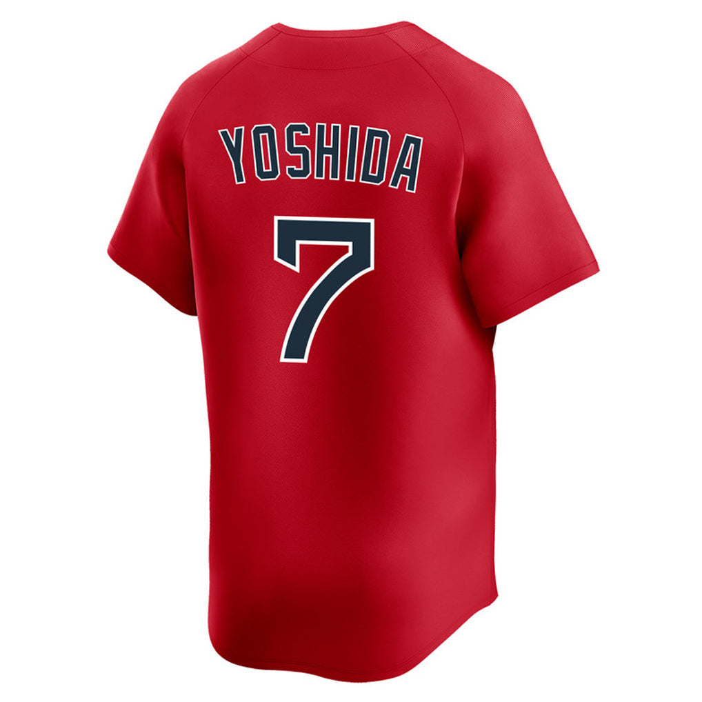 Elroe B.Red Sox #7 Masataka Yoshida Player Red Limited Home Game Stitched Jerseys
