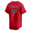 Elroe B.Red Sox #7 Masataka Yoshida Player Red Limited Home Game Stitched Jerseys