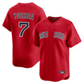 Elroe B.Red Sox #7 Masataka Yoshida Player Red Limited Home Game Stitched Jersey
