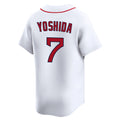 Elroe B.Red Sox #7 Masataka Yoshida Player White Limited Home Game Stitched Jerseys