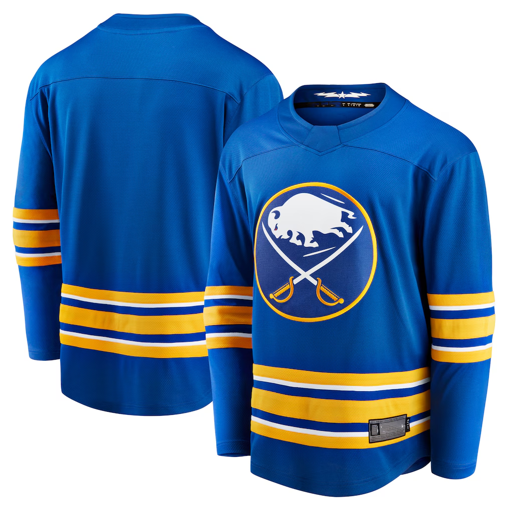 Elroe B.Sabres Royal Home Breakaway Stitched Jerseys