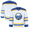 Elroe B.Sabres White Away Authentic Pro Stitched Jerseys
