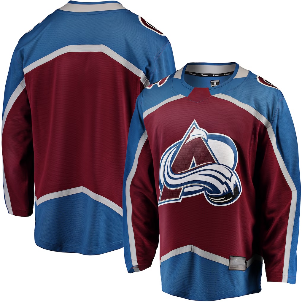 Elroe C.Avalanche Maroon Breakaway Home Jerseys