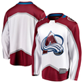 Elroe C.Avalanche White Away Breakaway Jerseys