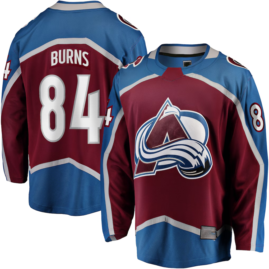 Elroe C.Avalanche #84 Brent Burns Burgundy Home Breakaway Jerseys