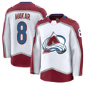 Elroe C.Avalanche #8 Cale Makar White Away Premium Jerseys