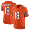 Elroe C.Bears #18 Caleb Williams Orange Vapor F.U.S.E. Limited Jersey Player Stitched Jerseys