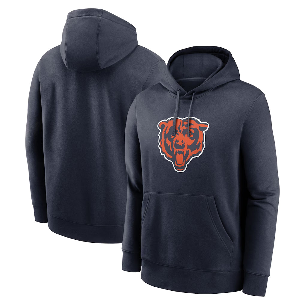 Elroe C.Bears Navy Salute to Service Pullover Hoodies Limited Blank Player Stitched Jerseys