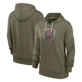 Elroe C.Bears Olive Salute to Service Pullover Hoodies Blank Player Stitched Jerseys