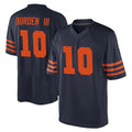 Elroe C.Bears #10 Luther Burden III Player Navy Blue Alternate Game Stitched Jerseys