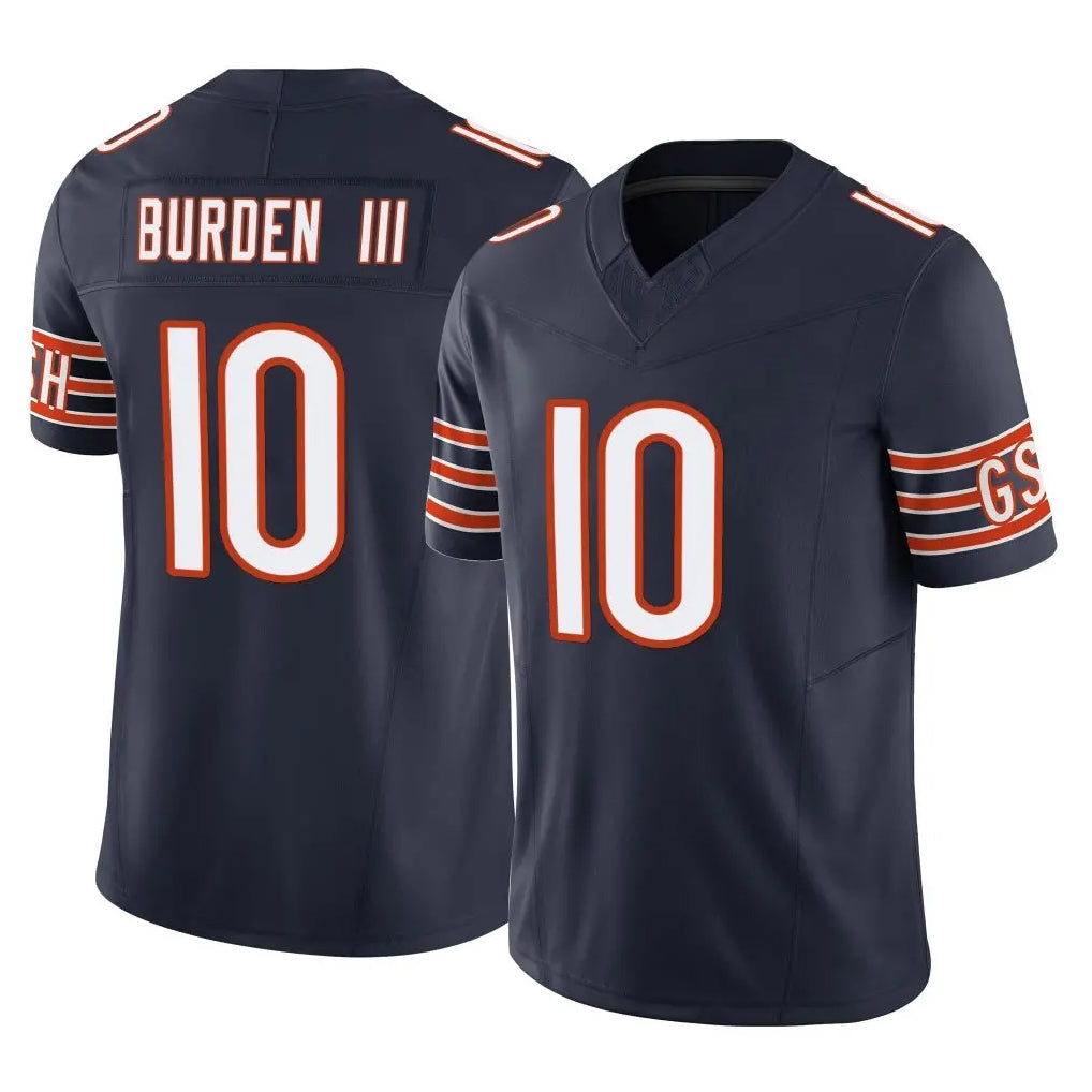 Elroe C.Bears #10 Luther Burden III Player Navy Vapor F.U.S.E. Limited Home Game Stitched Jerseys