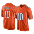 Elroe C.Bears #10 Luther Burden III Player Orange Home Game Stitched Jerseys