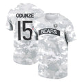 Elroe C.Bears #15 Rome Odunze Player Arctic Camo Salute to Service Performance T-Shirt Limited Stitched Jerseys