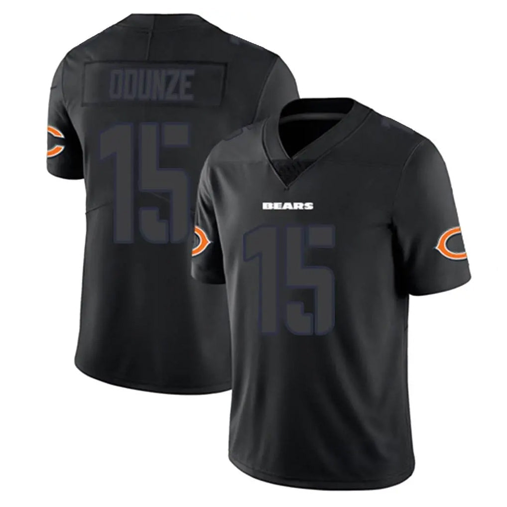 Elroe C.Bears #15 Rome Odunze Player Black Impact Limited Game Stitched Jerseys