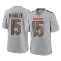 Elroe C.Bears #15 Rome Odunze Player Gray Atmosphere Fashion Game Stitched Jerseys