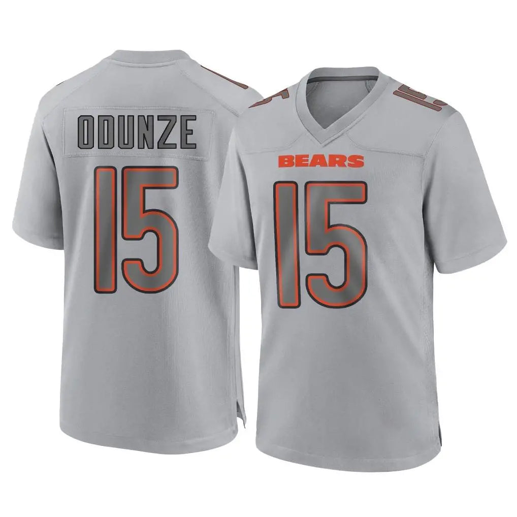 Elroe C.Bears #15 Rome Odunze Player Gray Atmosphere Fashion Game Stitched Jerseys
