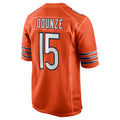 Elroe C.Bears #15 Rome Odunze Player Orange Home Game Stitched Jerseys