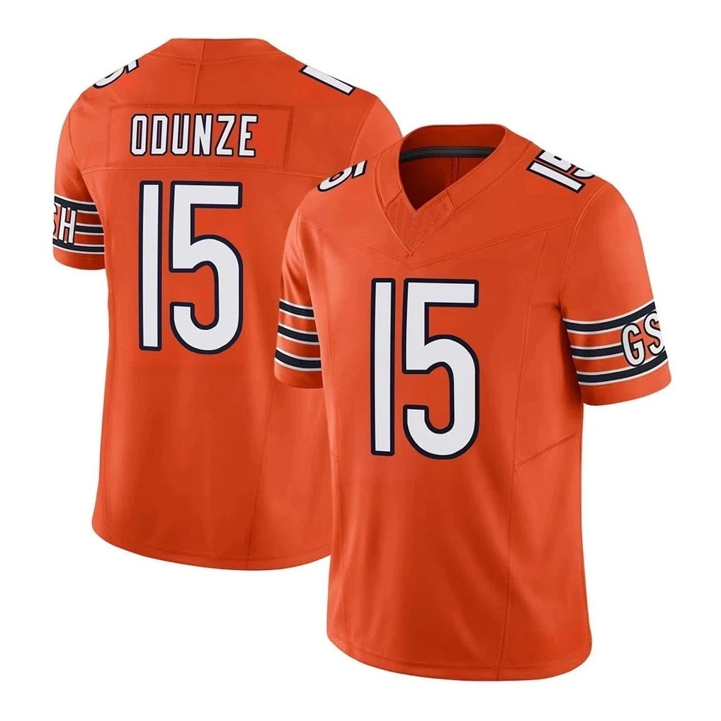 Elroe C.Bears #15 Rome Odunze Player Orange Vapor F.U.S.E. Limited Home Game Stitched Jerseys