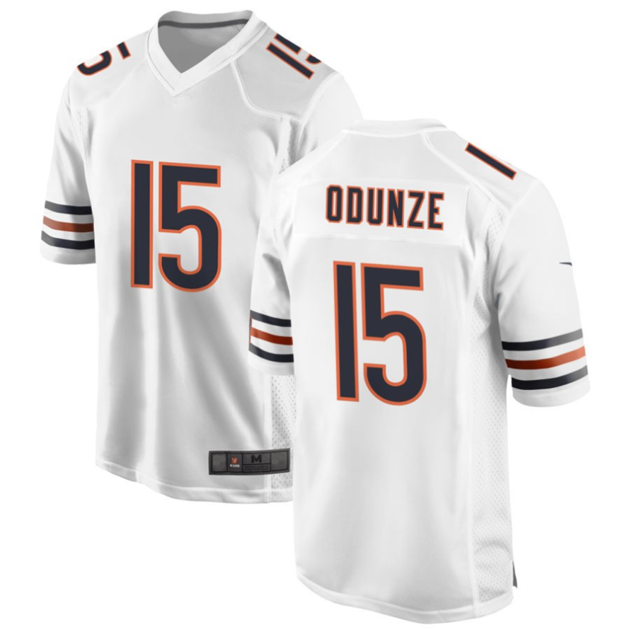 Elroe C.Bears #15 Rome Odunze White Player Game Stitched Jerseys