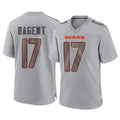 Elroe C.Bears #17 Tyson Bagent Player Gray Atmosphere Fashion Game Stitched Jerseys