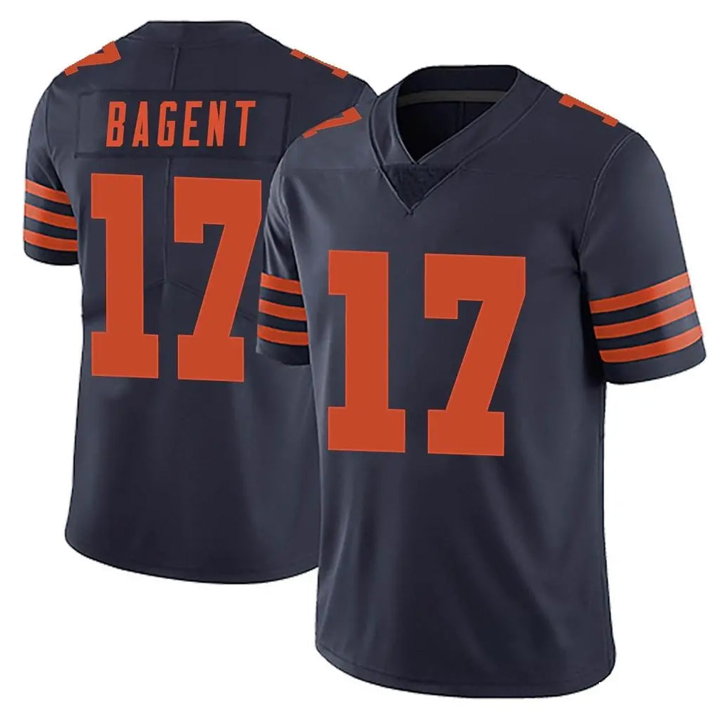 Elroe C.Bears #17 Tyson Bagent Player Navy Blue Alternate Vapor Untouchable Limited Stitched Jerseys