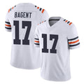 Elroe C.Bears #17 Tyson Bagent Player White Classic Vapor Limited Home Game Stitched Jerseys