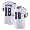 Elroe C.Bears #18 Caleb Williams Player White Classic Vapor Limited Home Game Stitched Jerseys