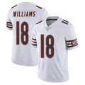Elroe C.Bears #18 Caleb Williams Player White Vapor Untouchable Limited Home Game Stitched Jerseys