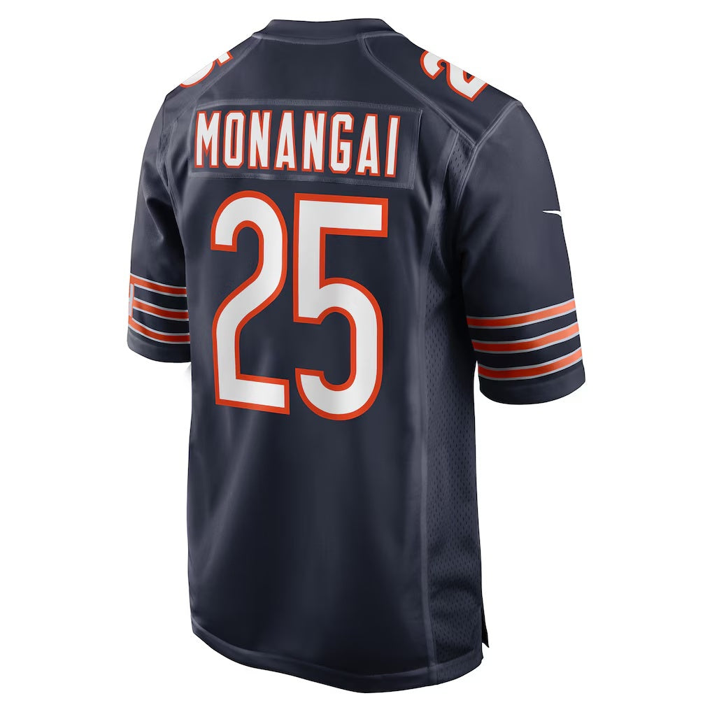 Elroe C.Bears #25 Kyle Monangai Navy Team Game Stitched Jerseys