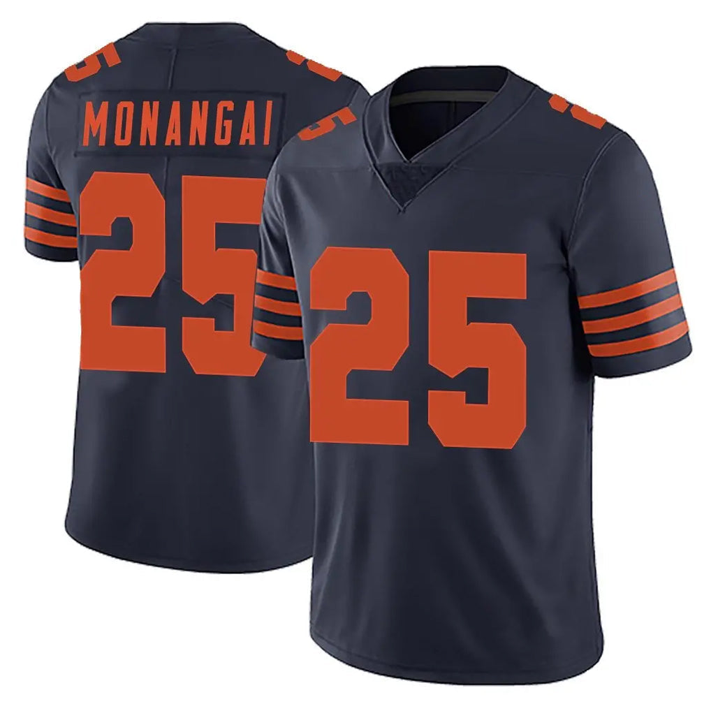 Elroe C.Bears #25 Kyle Monangai Player Navy Blue Alternate Vapor Untouchable Limited Stitched Jerseys