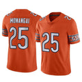 Elroe C.Bears #25 Kyle Monangai Player Orange Alternate Vapor Limited Home Game Stitched Jerseys