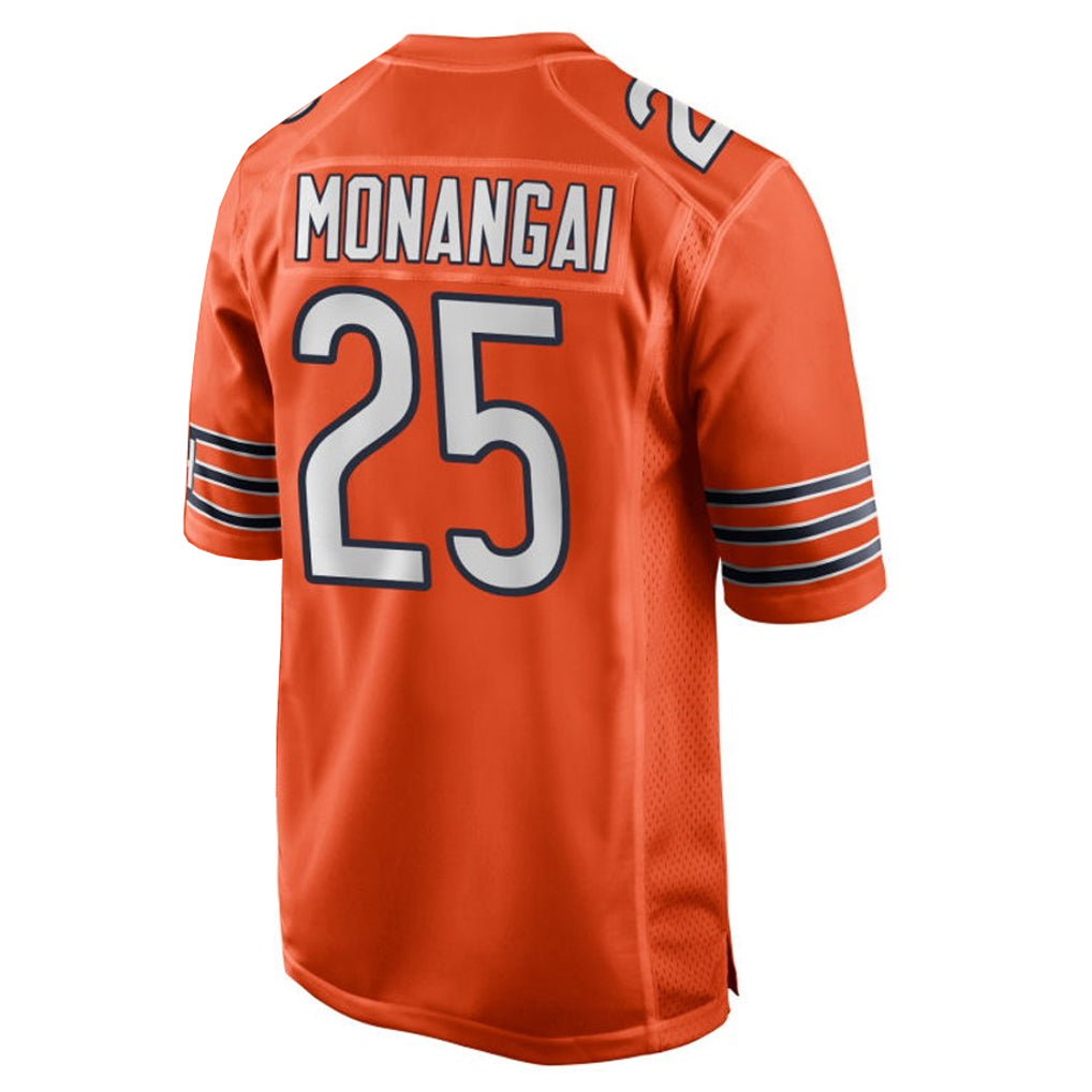 Elroe C.Bears #25 Kyle Monangai Player Orange Home Game Stitched Jerseys
