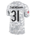 Elroe C.Bears #31 Dillon Thieneman Player Arctic Camo Salute to Service Limited Stitched Jerseys