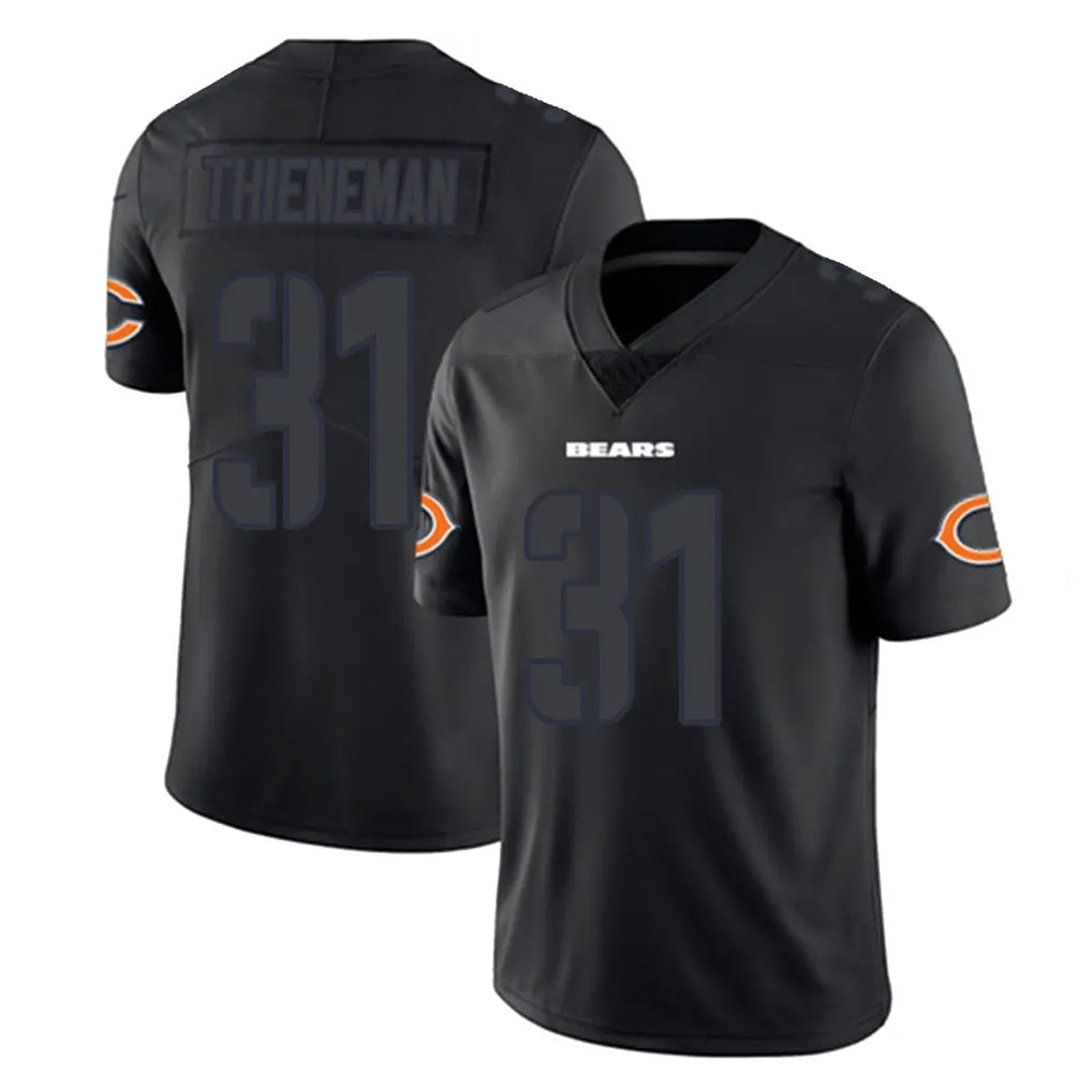 Elroe C.Bears #31 Dillon Thieneman Player Black Impact Limited Game Stitched Jerseys