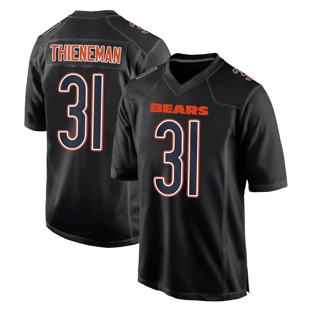 Elroe C.Bears #31 Dillon Thieneman Player Carbon Black Fashion Game Stitched Jerseys