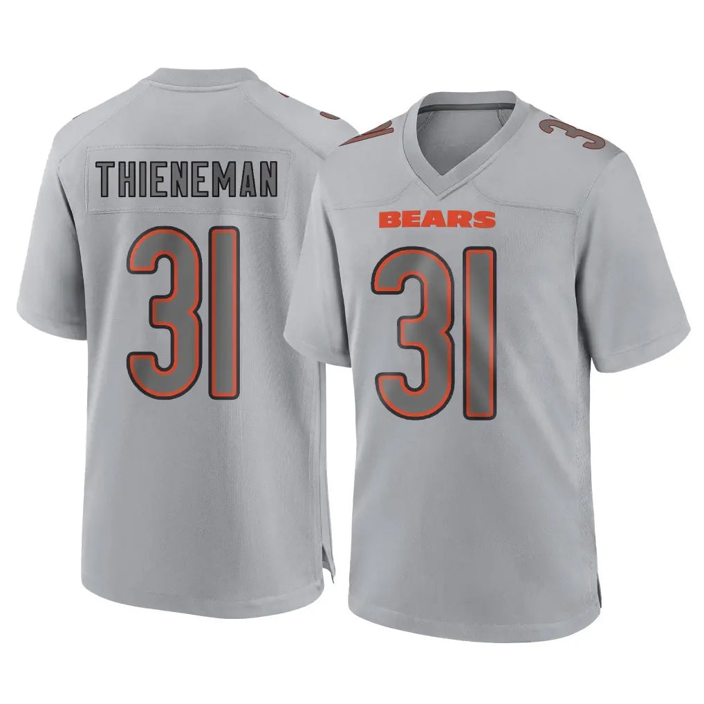 Elroe C.Bears #31 Dillon Thieneman Player Gray Atmosphere Fashion Game Stitched Jerseys