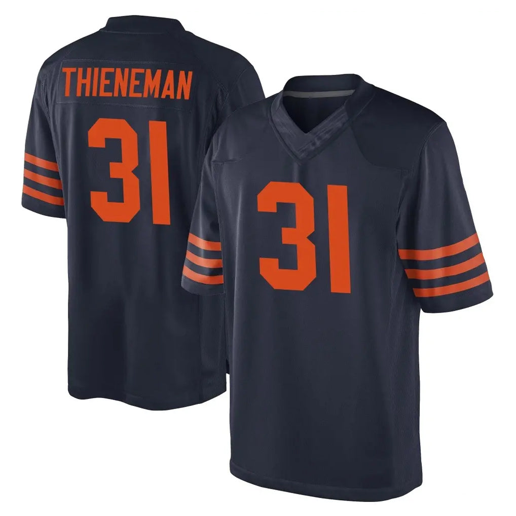 Elroe C.Bears #31 Dillon Thieneman Player Navy Blue Alternate Game Stitched Jerseys