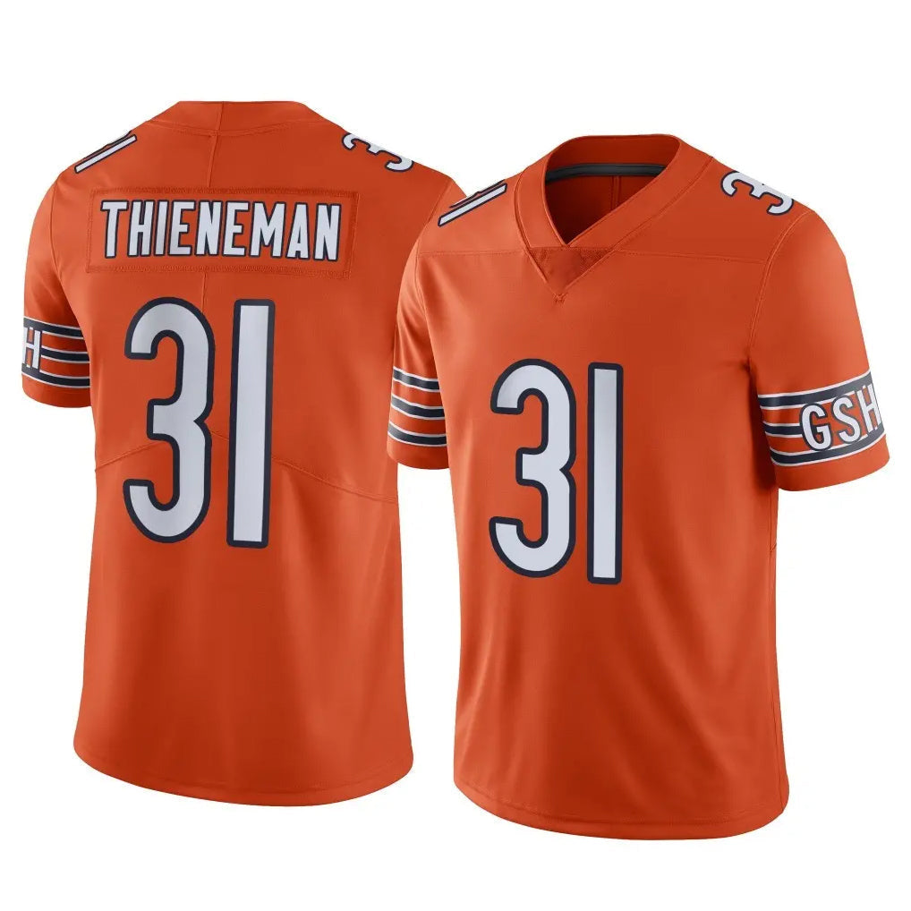 Elroe C.Bears #31 Dillon Thieneman Player Orange Alternate Vapor Limited Home Game Stitched Jerseys