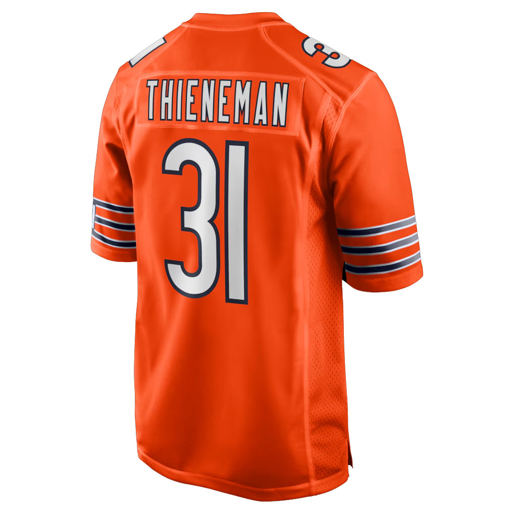Elroe C.Bears #31 Dillon Thieneman Player Orange Home Game Stitched Jerseys