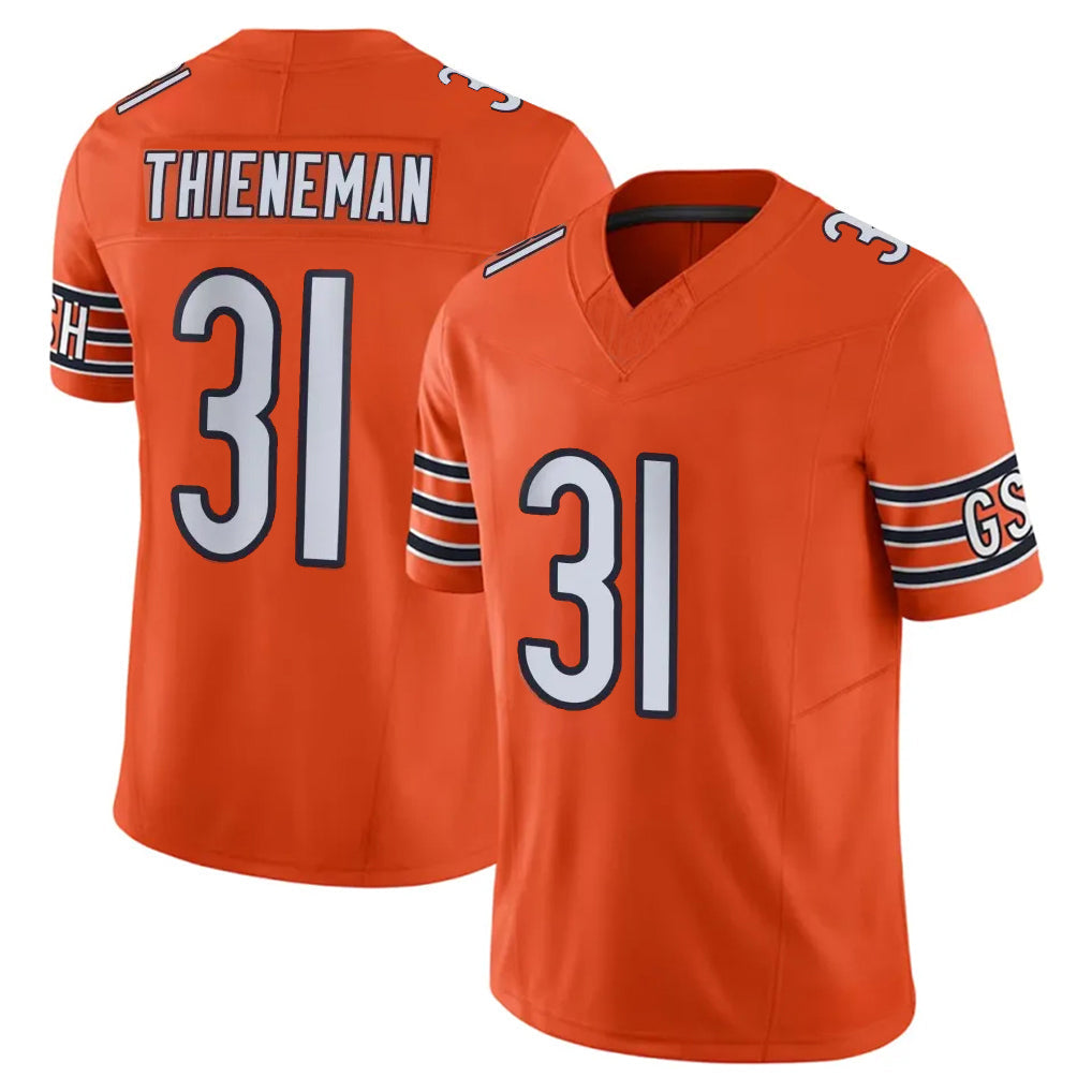 Elroe C.Bears #31 Dillon Thieneman Player Orange Vapor F.U.S.E. Limited Home Game Stitched Jerseys