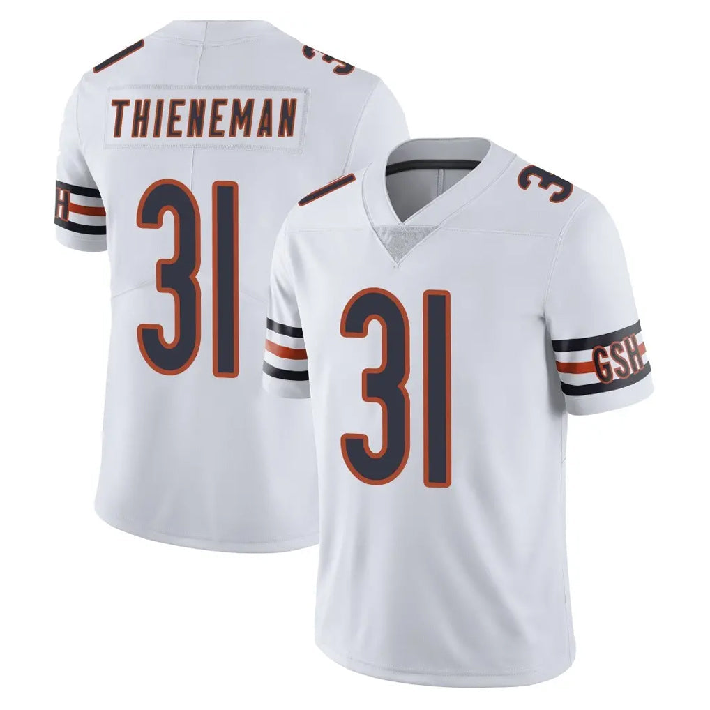 Elroe C.Bears #31 Dillon Thieneman Player White Vapor Untouchable Limited Home Game Stitched Jerseys