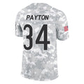 Elroe C.Bears #34 Walter Payton Player Arctic Camo Salute to Service Limited Stitched Jerseys
