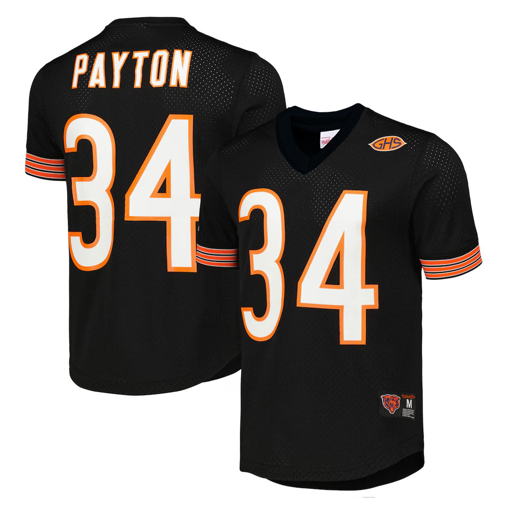 Elroe C.Bears #34 Walter Payton Player Navy 1985 Walter Payton Mitchell & Ness Throwback Retired Stitched Jerseys