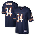 Elroe C.Bears #34 Walter Payton Player Navy Mitchell & Ness Legacy Replica Stitched Jerseys