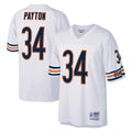 Elroe C.Bears #34 Walter Payton Player White 1985 Walter Payton Mitchell & Ness Throwback Retired Stitched Jerseys