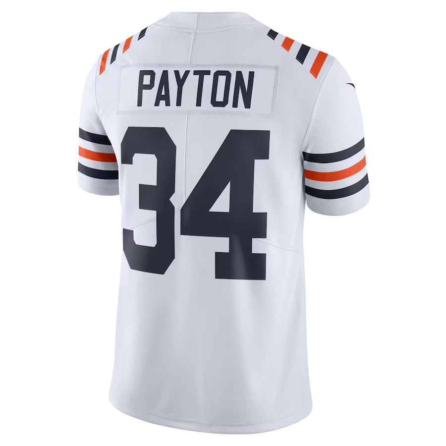 Elroe C.Bears #34 Walter Payton Player White Alternate Classic Limited Game Stitched Jerseys