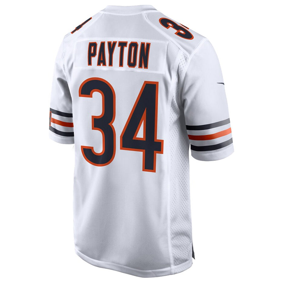 Elroe C.Bears #34 Walter Payton Player White Home Game Stitched Jerseys